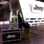 Jeep tradeshow booth