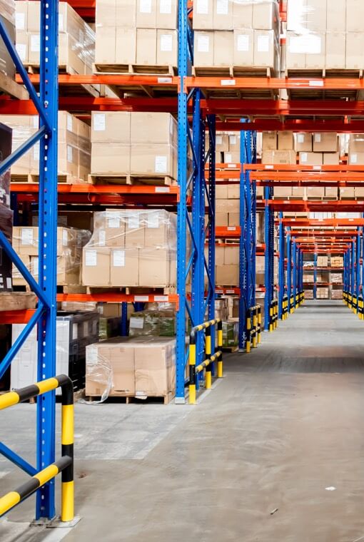 Warehouse full of boxes