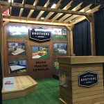 Brothers Deck and Fencing Tradeshow booth